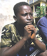 Child soldiers in the Ugandan army